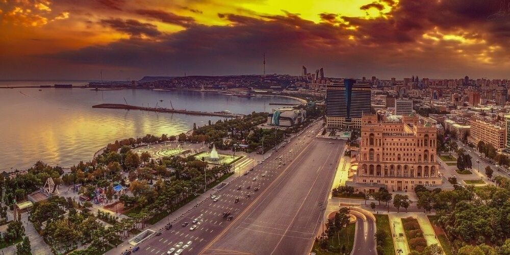 baku panoramic view