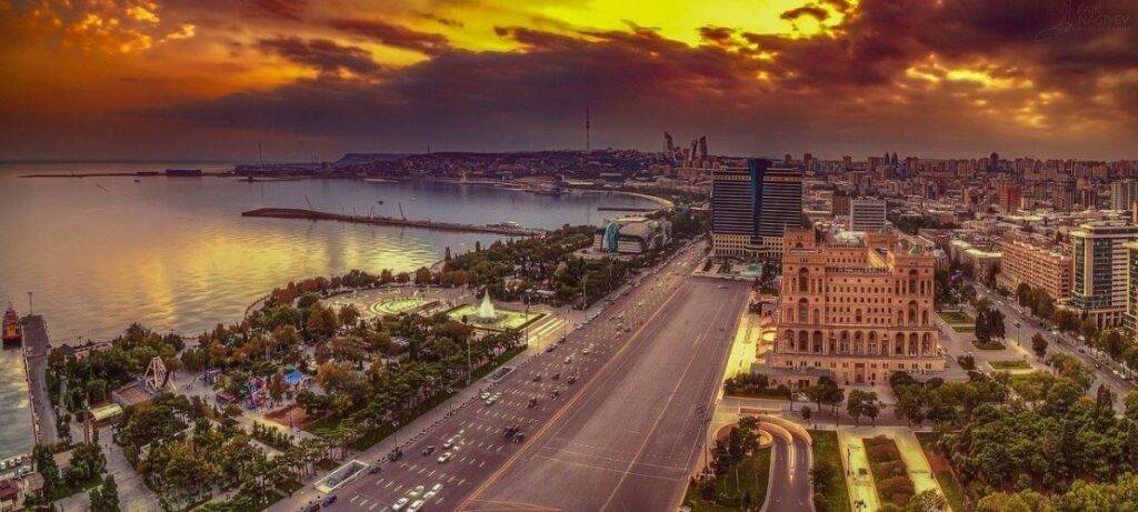 baku panoramic view