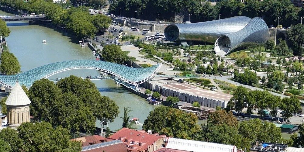 tbilisi aerial view