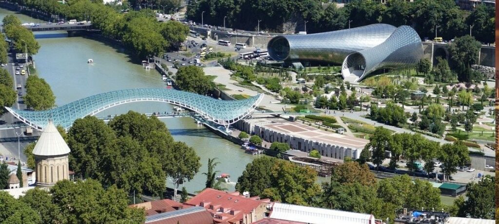 tbilisi aerial view